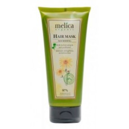 Nourishing hair mask Melica Organic™ Lietuva, panthenol, 200 ml