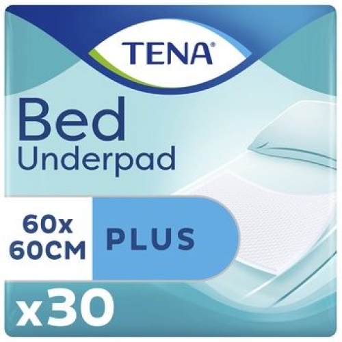 Пелюшки одноразові Bed Plus, Tena, 60х60 см, 30 шт., арт. 7322540800746