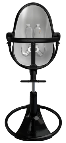 Стульчик детский Bloom Fresco NOIR BLACK (с вкладышем Lunar Silver) США / Стульчики для кормления № 2