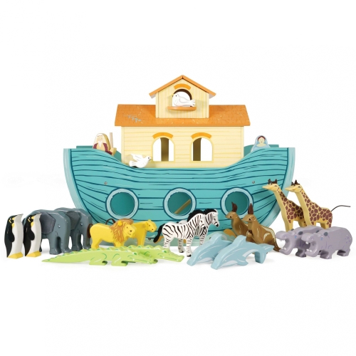 Game set Big Noahs ark, Le Toy Van, with figures of animals, an art. TV259