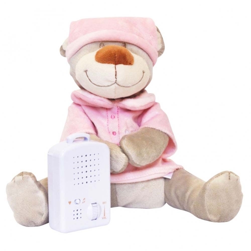 Іграшка для сну Ведмедик Матіас, рожевий 103, Babiage DooDoo Бельгія [00753]