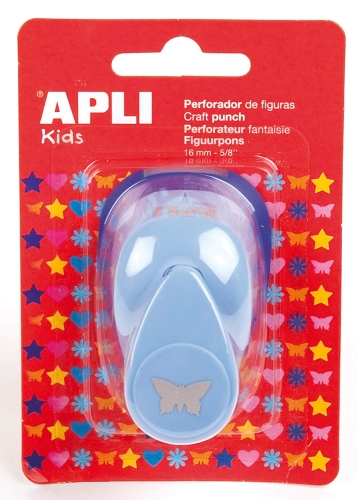 Apli Kids™ | Дырокол фигурный в форме бабочки, голубой, Испания (13070)
