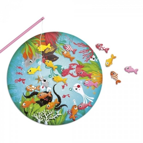 Игра Janod Магнитная рыбалка J02932 / Игрушки для купания Kids Republic Игра Janod Магнитная рыбалка J02932 / Игрушки для купания