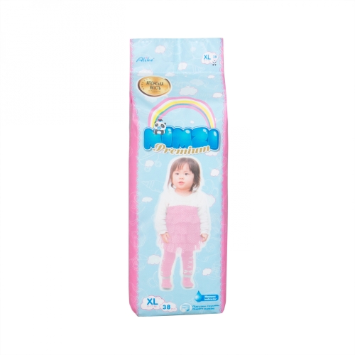 Baby diapers MIMZI XL, 12-17 kg, 38 pcs. (MPXL38)