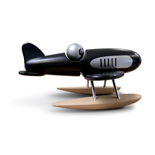 Vilac™ | Collectible retro Seaplane, black, France / Toy Transport № 3 Kids Republic Vilac™ | Collectible retro Seaplane, black, France / Toy Transport № 3