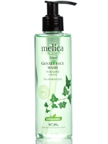 Gentle facial cleanser Melica Organic™ Lietuva, with plant extracts, 200 ml