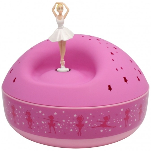 Musical night light with projection Starry sky, Ballerina, 12 cm, Trousselier™ France (5011)