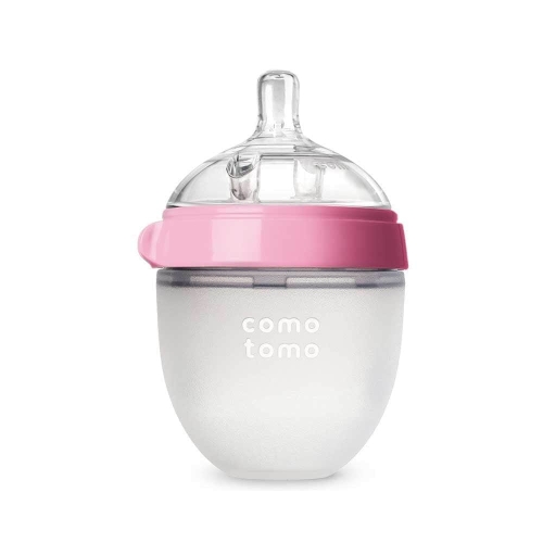Антиколиковая бутылочка 150 мл, розовый, Comotomo™ США (150P-EN)