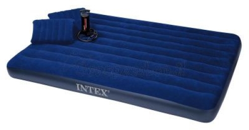 Intex® Двухместный надувной матрас Classic Downy Airbed, 203х152х25см (64765)