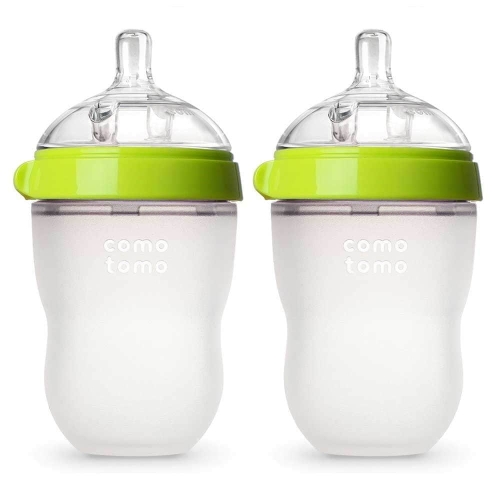 250ml anti-colic bottle set, green, Comotomo™ USA (250TG-EN)