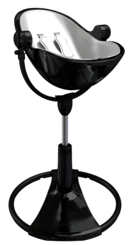 Стульчик детский Bloom Fresco NOIR BLACK (с вкладышем Lunar Silver) США / Стульчики для кормления № 5