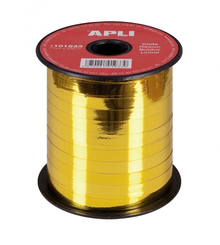 Золотая лента, Apli Kids, 7 мм х 250 м, арт. 101933