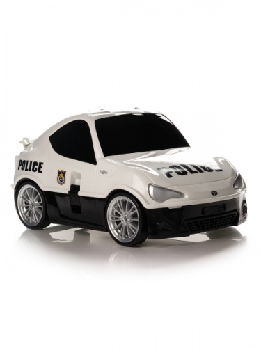 Ridaz® Чемодан-машинка TOYOTA™ 86 POLICE White