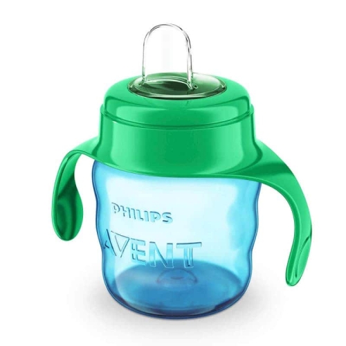 Чашка с мягким носиком и ручками Avent 200 мл 6 мес + , Philips Avent [SCF551/00] Англия / Поильники № 2