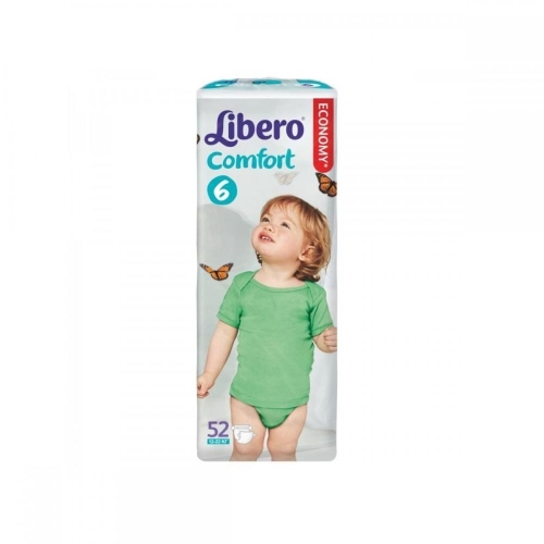 Підгузки дитячі Libero Comfort 6 12-22 кг 52 шт (7322540496154)