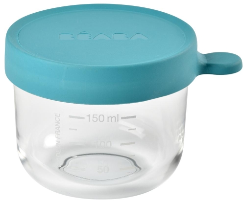 Beaba® | Glass storage container 150 ml blue, France [912550]