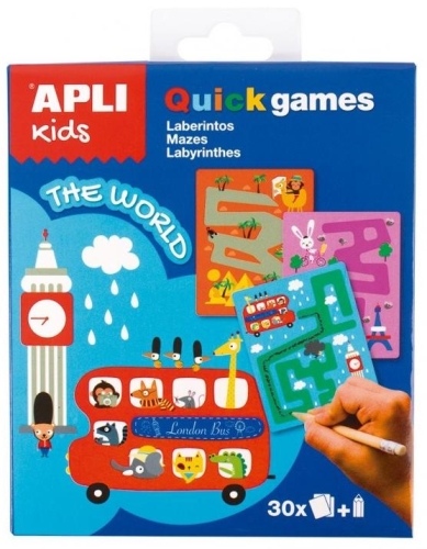 Apli Kids™ | Set of board games for study and travel, Spain