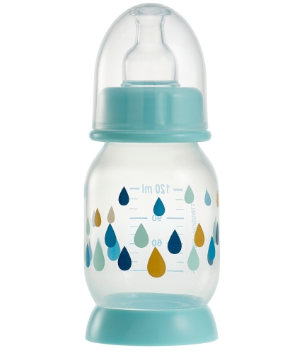 Beaba® | Бутылочка Rainbow синий 120 мл, Франция [911566] / Бутылочки и соски