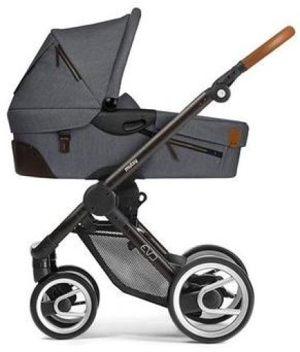 Mutsy Classic Stroller EVO Urban Nomad Dark Gray /Industrial Black Brown
