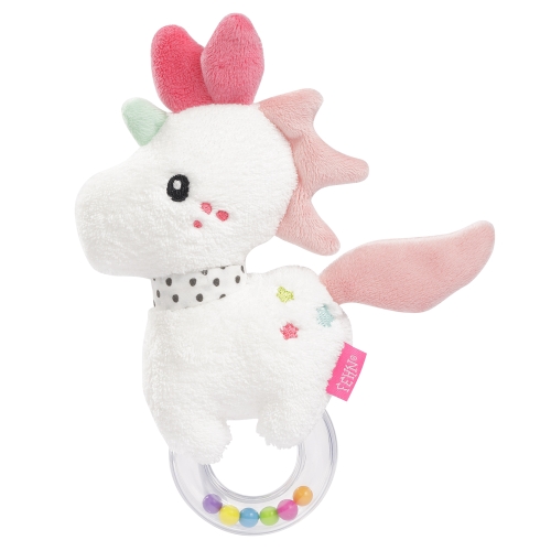 Rattle ring with soft toy Unicorn Aiko, Fehn, art 057133