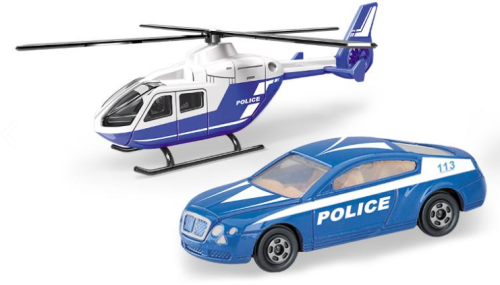 Helicopter + car model Safety, Mondo, 1:64, art. 54051