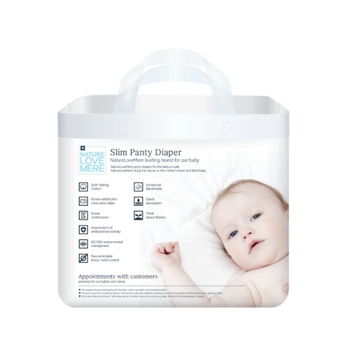 [8-12 kg] Подгузники-трусики NATURE LOVE MERE™ корейские (L) Ультратонкие 30 шт, NLM / Подгузники № 5