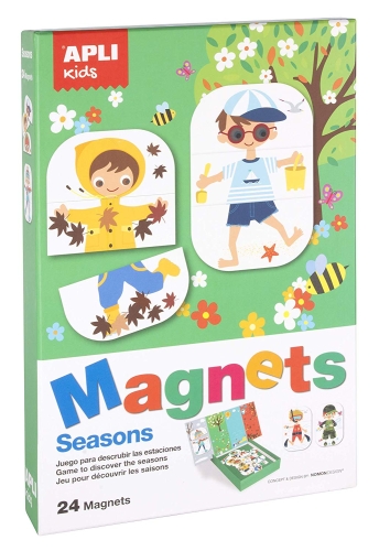 Apli Kids™ | Set of magnets: seasons, Spain (17160)
