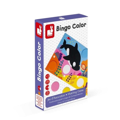 Настільна гра Janod Бінго. Вивчення кольору J02693