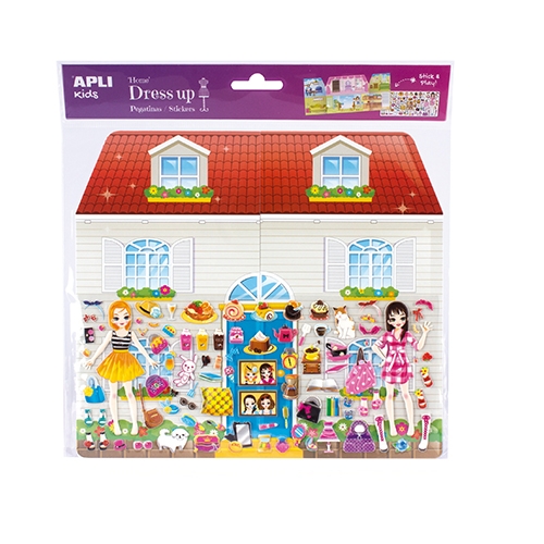 Apli Kids™ | Sticker set, large: house, Spain (16310)