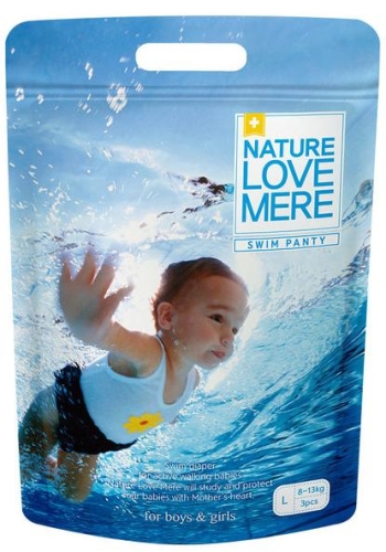 Swim Pants, Nature Love Mere, Size M [6-9 kg] 3pcs / Diapers № 3