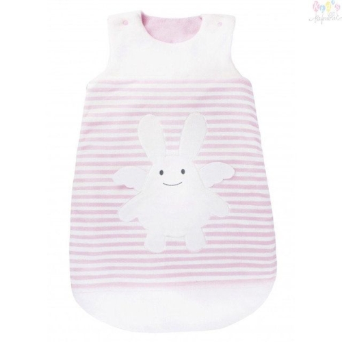 Детский спальный мешок Кролик-ангелочек, розовый, 0-6 месяцев, 70 см, Trousselier™, Франция (V20103)