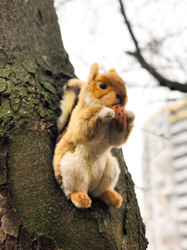 Мягкая игрушка Рыжая белка, H. 22 см, HANSA (3745) / Мягкие игрушки № 10