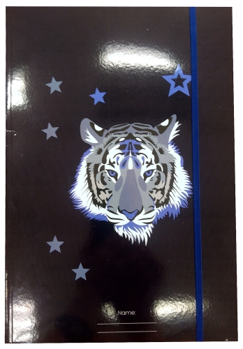 Cardboard folder Jeune Premier for notebooks, documents and files A4 Tiger Head