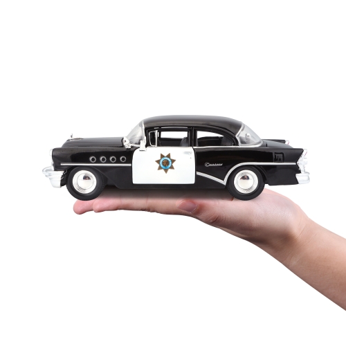 Car model Buick Century 1955, Maisto, 1:26, black, art. 31295 black / Toy Transport № 10 Kids Republic Car model Buick Century 1955, Maisto, 1:26, black, art. 31295 black / Toy Transport № 10