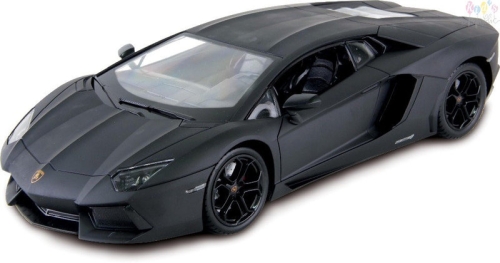 Машинка на радиоуправлении с пультом 1:10 Black Window Lamborghini Aventador LP 700-4 с 4 функциями, черный, Jian Feng Yuan Toys™ (28610HB)