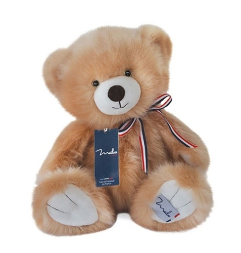 Soft toy French bear, Mailou, 35 cm, champagne, art. MA0106