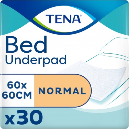 Пелёнки одноразовые Bed Normal, Tena, 60х60 см, 30 шт., арт. 7322540525427