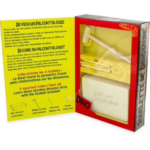 Archaeologists Kit: Large Dinosaur Skeleton, Ulysse Couleurs dEnfance / Play Sets № 2 Kids Republic Archaeologists Kit: Large Dinosaur Skeleton, Ulysse Couleurs dEnfance / Play Sets № 2