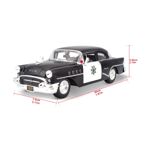 Car model Buick Century 1955, Maisto, 1:26, black, art. 31295 black / Toy Transport № 9 Kids Republic Car model Buick Century 1955, Maisto, 1:26, black, art. 31295 black / Toy Transport № 9