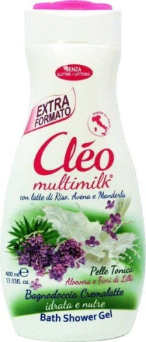 Shower gel and bath foam Aloe Vera and Buzok Felce Azzurra Paglieri Cleo 400ml (8001280011245)