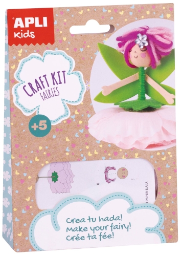 Apli Kids™ | Set for needlework Pink Fairy, Spain