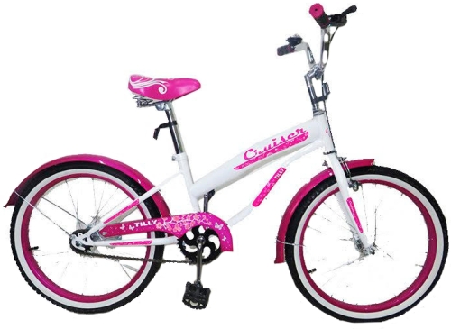 Baby Tilly® Bicycle Cruiser 20 White-Crimson (T-22033)