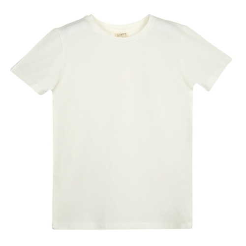 Дитяча футболка Lovetti з коротким рукавом на 5-8 років Gardenıa Ecru (9272) / Дитячий одяг