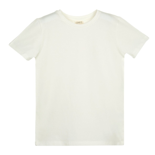 Children T-shirt Lovetti with short sleeves for 1-4 years Gardenıa Ecru (9299) / Clothes for Kids