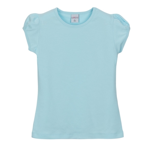 T-shirt Lovetti with short sleeves for 1-4 years Baby Blue (9291)