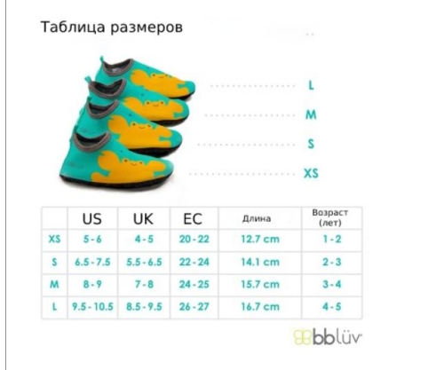 Тапочки захисні для купання Shoöz, BBluv, з неопрену, розмір L, арт. B0168-AQ-L / Жилети для плавання № 2 Kids Republic Тапочки захисні для купання Shoöz, BBluv, з неопрену, розмір L, арт. B0168-AQ-L / Жилети для плавання № 2