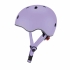 Protective helmet for children GLOBBER GO UP LIGHTS, lavender, with flashlight, 45-51 cm, Globber (07461)