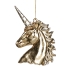 Елочная игрушка Золотой Единорог, 10 см, GoodWill (27289)