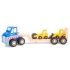 Toy Truck with 2 Construction Vehicles, New Classic Toys (19614)