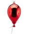 Ялинкова прикраса Повітряна кулька червона висота 19см, Enzo De Gasperi (EDG Italy) 57747
